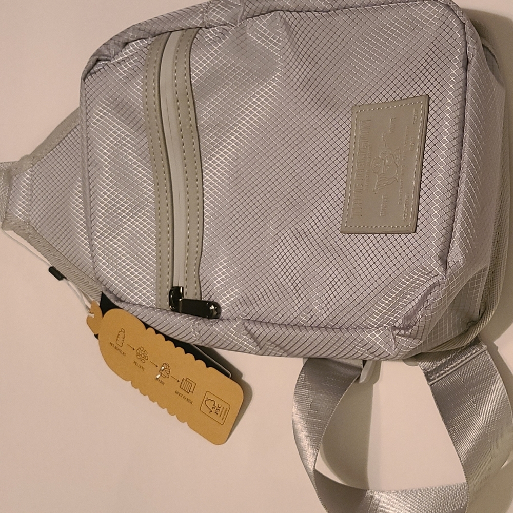 True Religion Silver Crossbody Bag